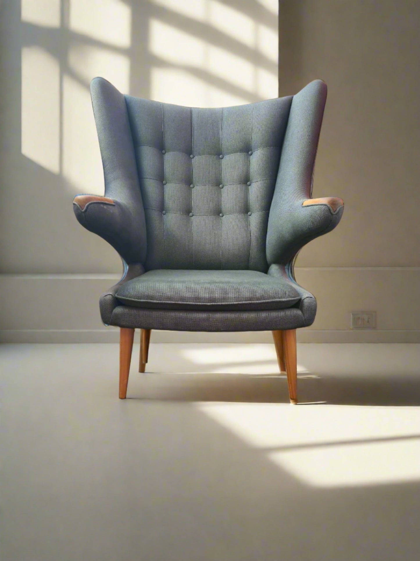 Modernica Mid Century Style Hans Wegner Papa Bear Chair