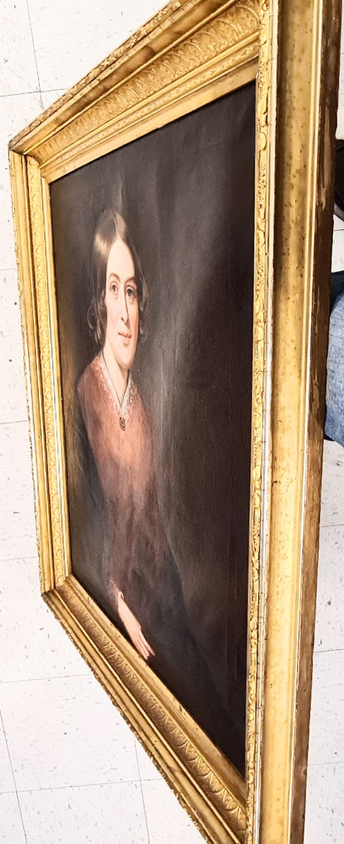 Victorian Portrait of a Woman, oil on canvas
