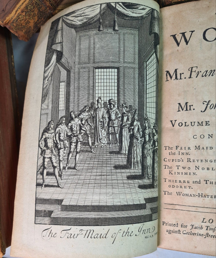 The Works Of Francis Beaumont And John Fletcher, 7 Volumes, Printed 1711.