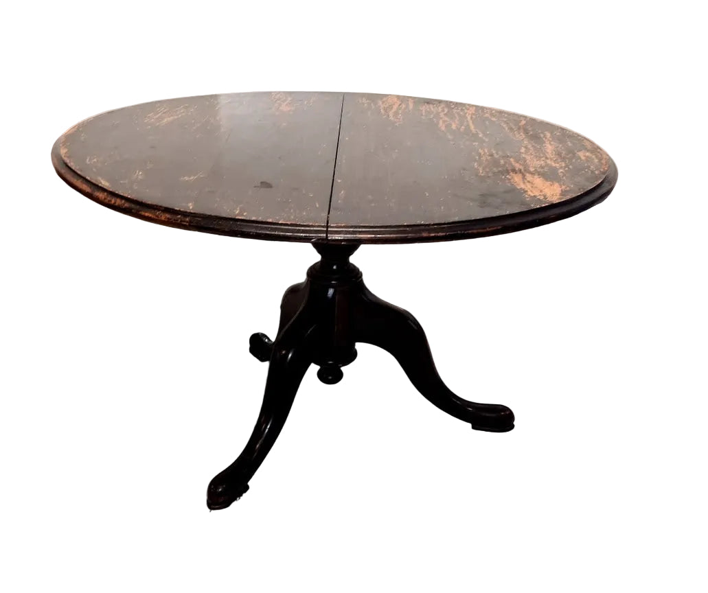 Antique Queen Anne Tilt Top Table, 19th Century