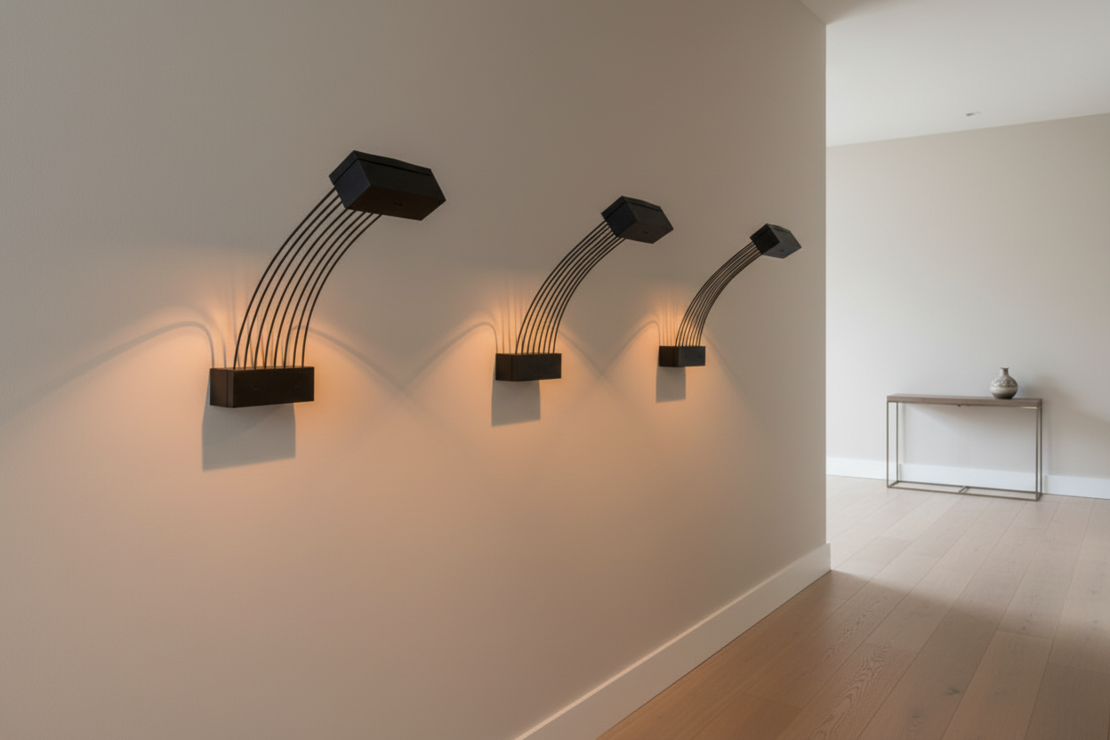 Very Rare Original Vintage Damocle Wall Lamp by Mauk Mitchel for Artemide