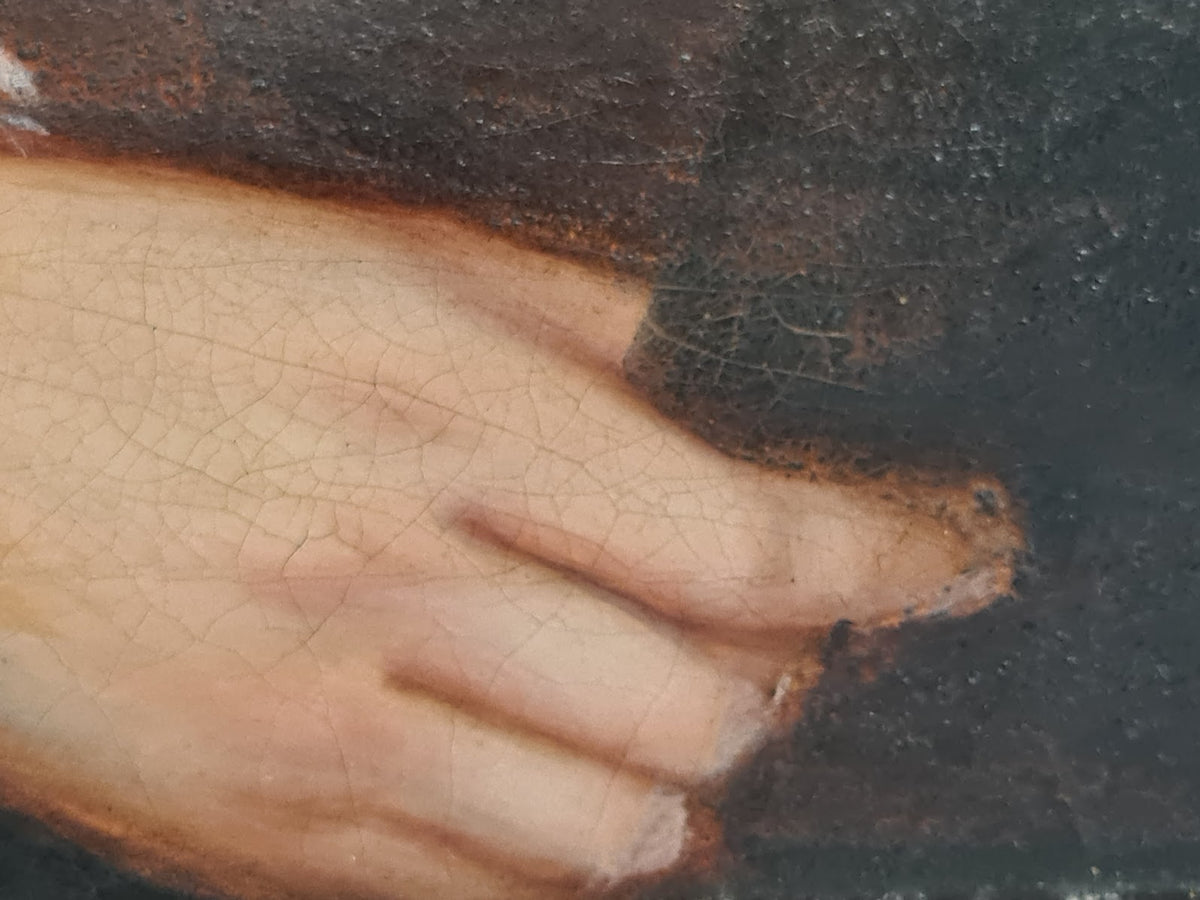 Victorian Portrait of a Woman, oil on canvas