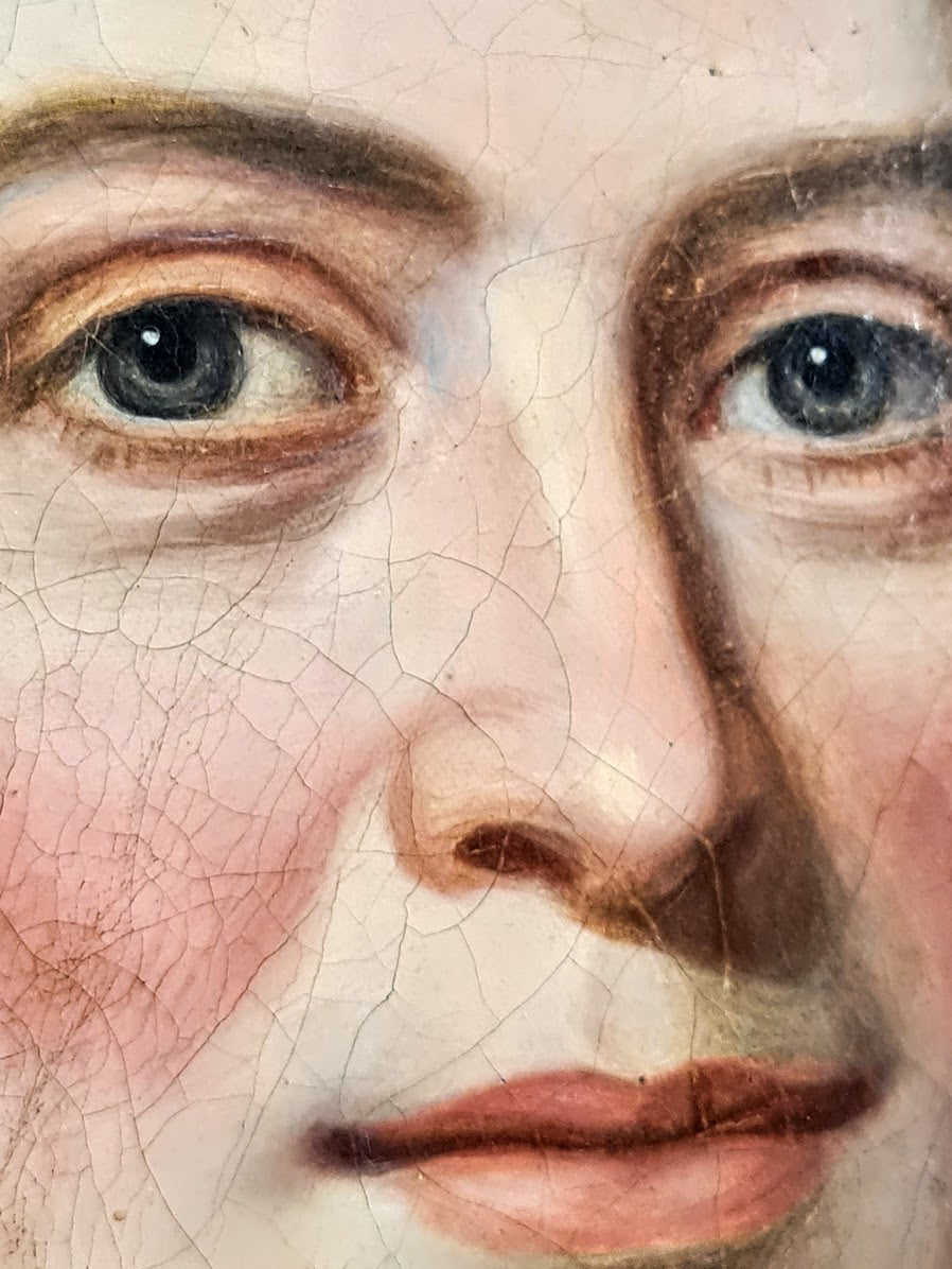 Victorian Portrait of a Woman, oil on canvas