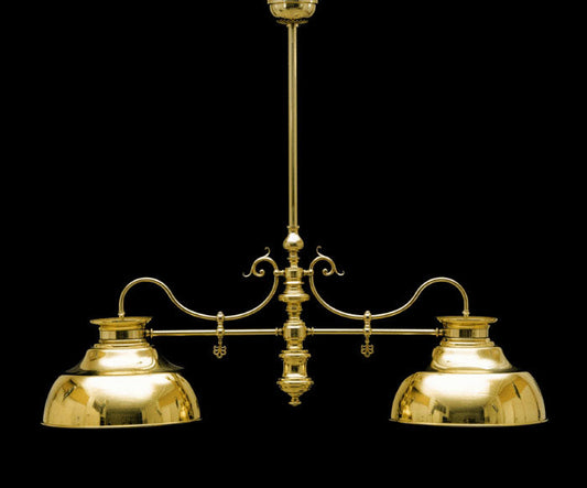 Elegant Brass Pendant Lamp (2 lights)