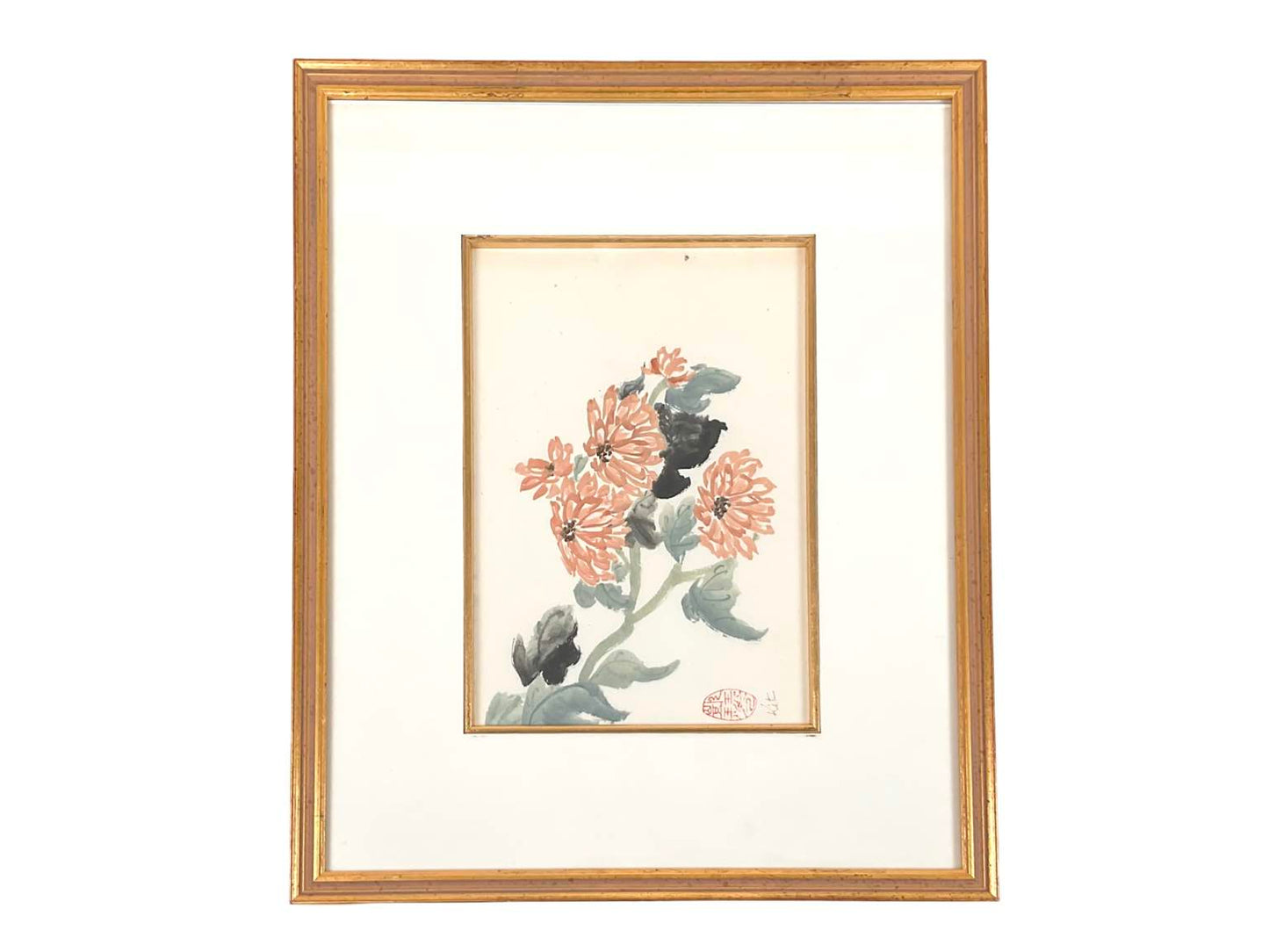 Kit Hughes, Oriental Brush on Paper, Signed