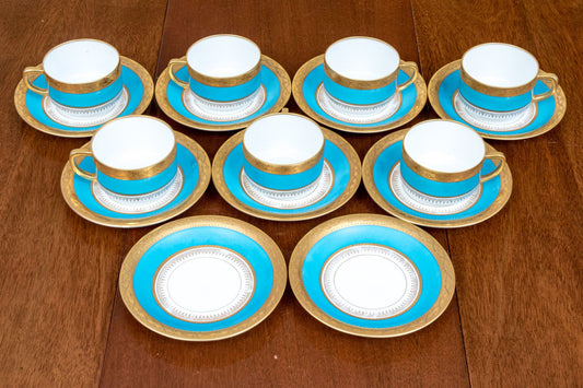 Czechoslovakian Royal Depiag Cups And Saucer