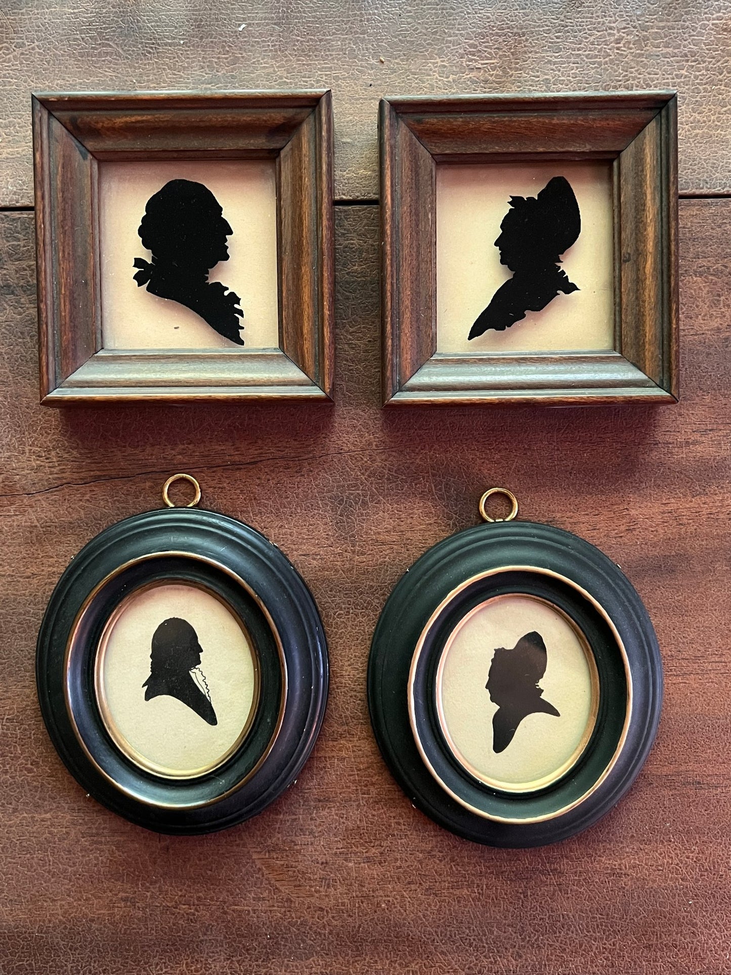 Group Of 4 Silhouettes