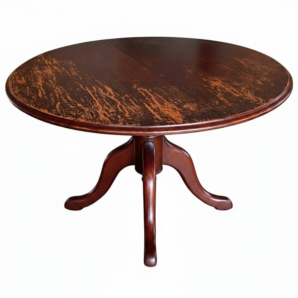 Antique Queen Anne Tilt Top Table, 19th Century