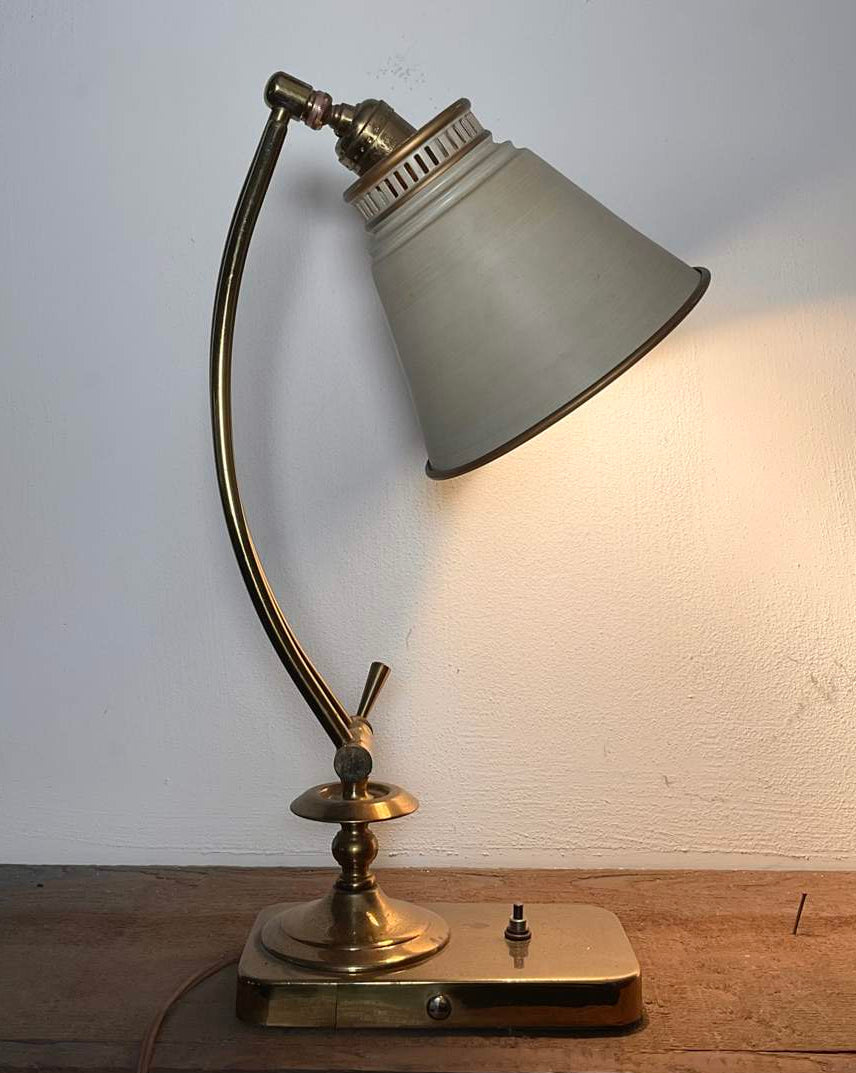 Vintage Brass Desk Lamp