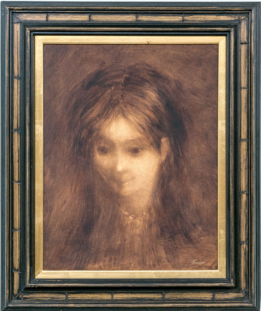 Bust Of A Woman, Alfred Sussi (American, 1931-2013) Painting On Board