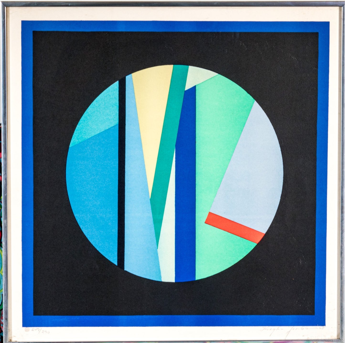 Krogh-Jacobsen (20th C.) Signed Lithograph, Circa 1968