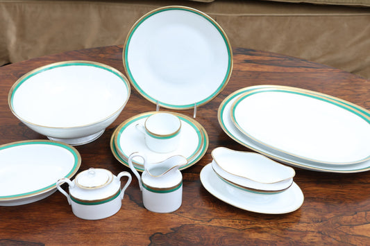 Richard Ginori "Palermo" Green Dish Set 67 Pieces