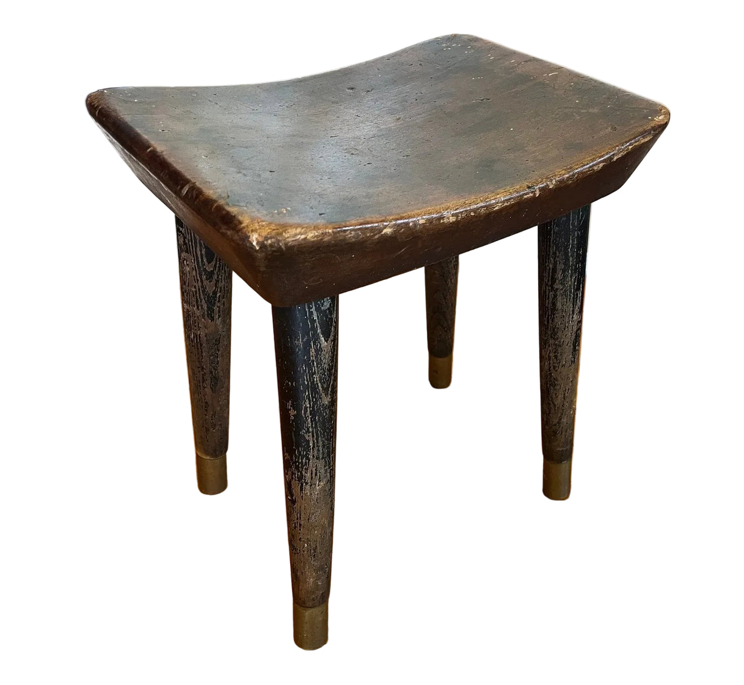 Swedish / Scandinavian Modern Saddle-Seat Stool, c. 1930s–1940s