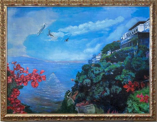 Alton S Tobey - Seascape Terrace, Original signed