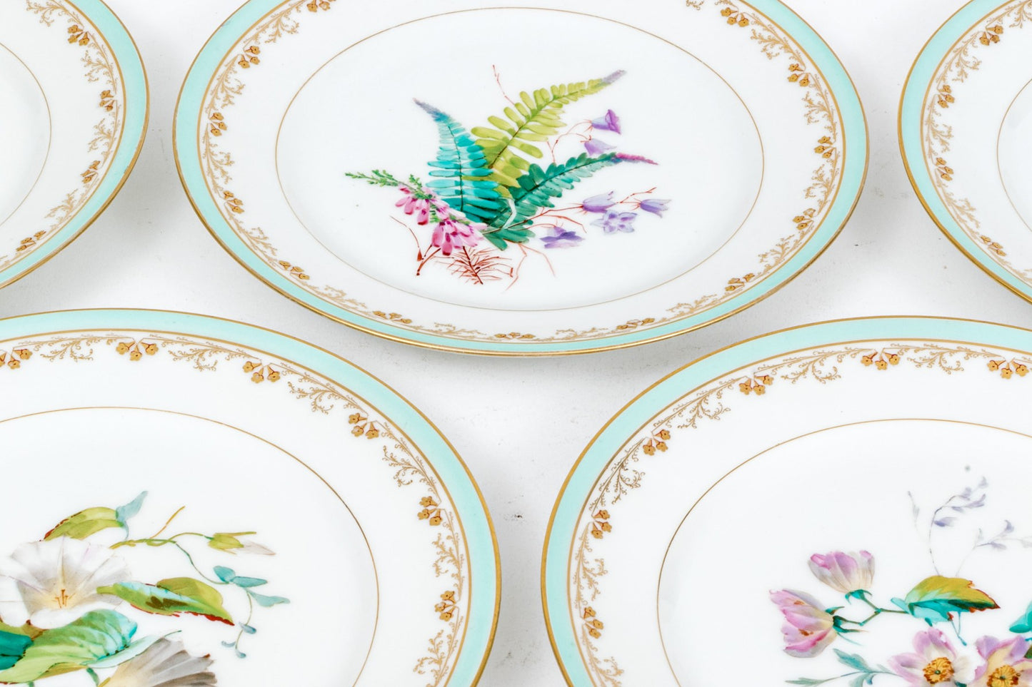 Gillman Collator China Plates, Set Of 5