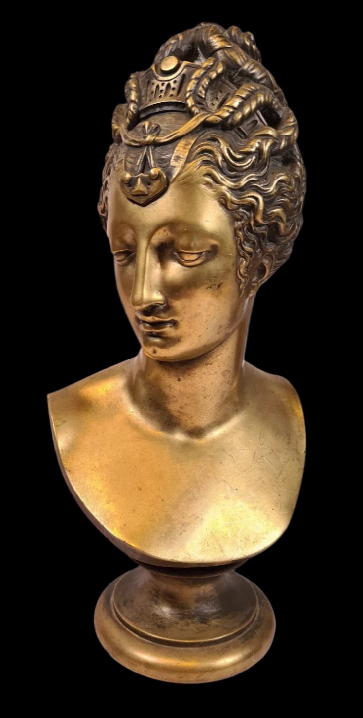 Bronze Bust of Diane De Poitiers after J. Goujon