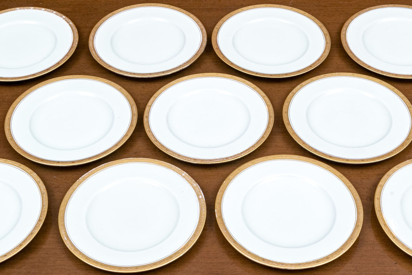 Royal Worcester, England, For Ovington Brothers Co., New York Bread And Butter Set of 10