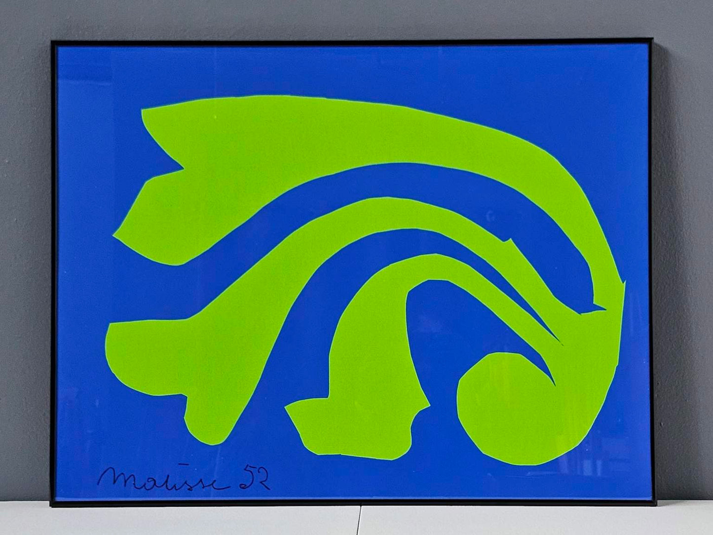 Original Henri Matisse (France 1869-1954) L'Escargot Framed Screenprint Serigraph