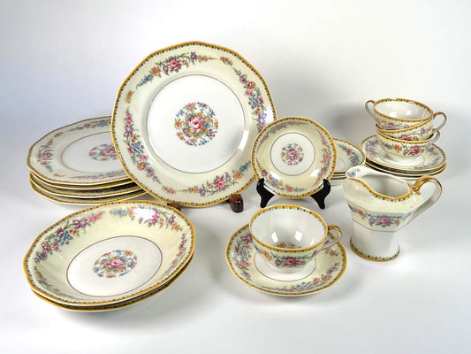 Rare Vintage Vendome Theodore Haviland Limoges China - 19 Pieces