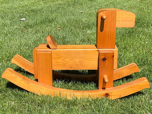 Hand Made Child’s Wooden Rocking Horse