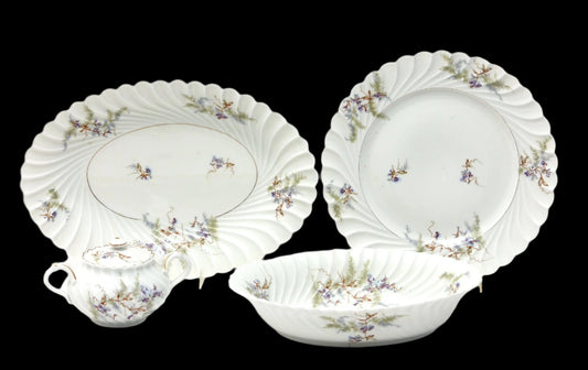 Haviland Limoges Orsay France Serving Set Porcelain - 4 pcs