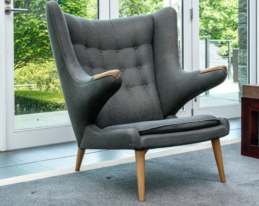 Modernica Mid Century Style Hans Wegner Papa Bear Chair