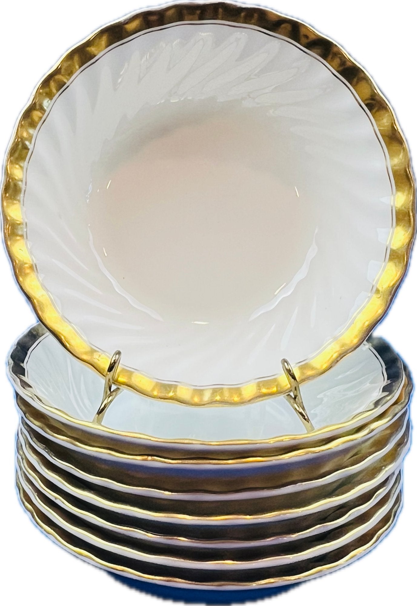 English Porcelain Bowls 5.5" - Signed "Minton's England"