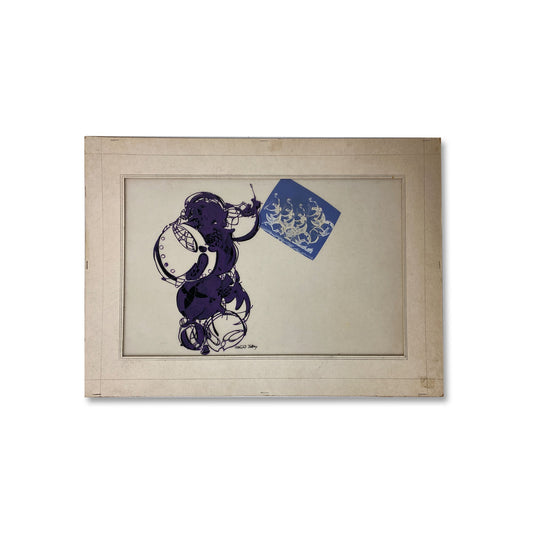 Alton S Tobey - Curvilinear Figural Self Portrait