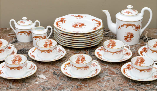Raynaud French Limoges Porcelain Coffee Service