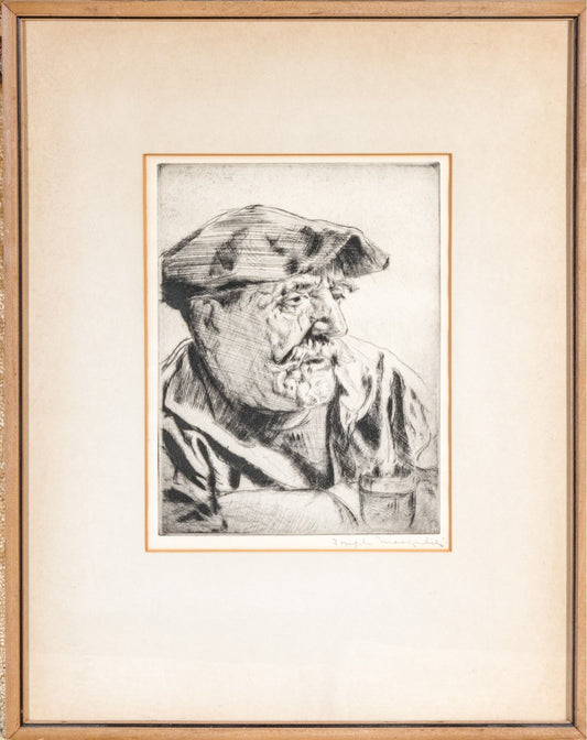Joseph Marguilies (American, 1896-1984) Etching On Paper, "Sailor..."