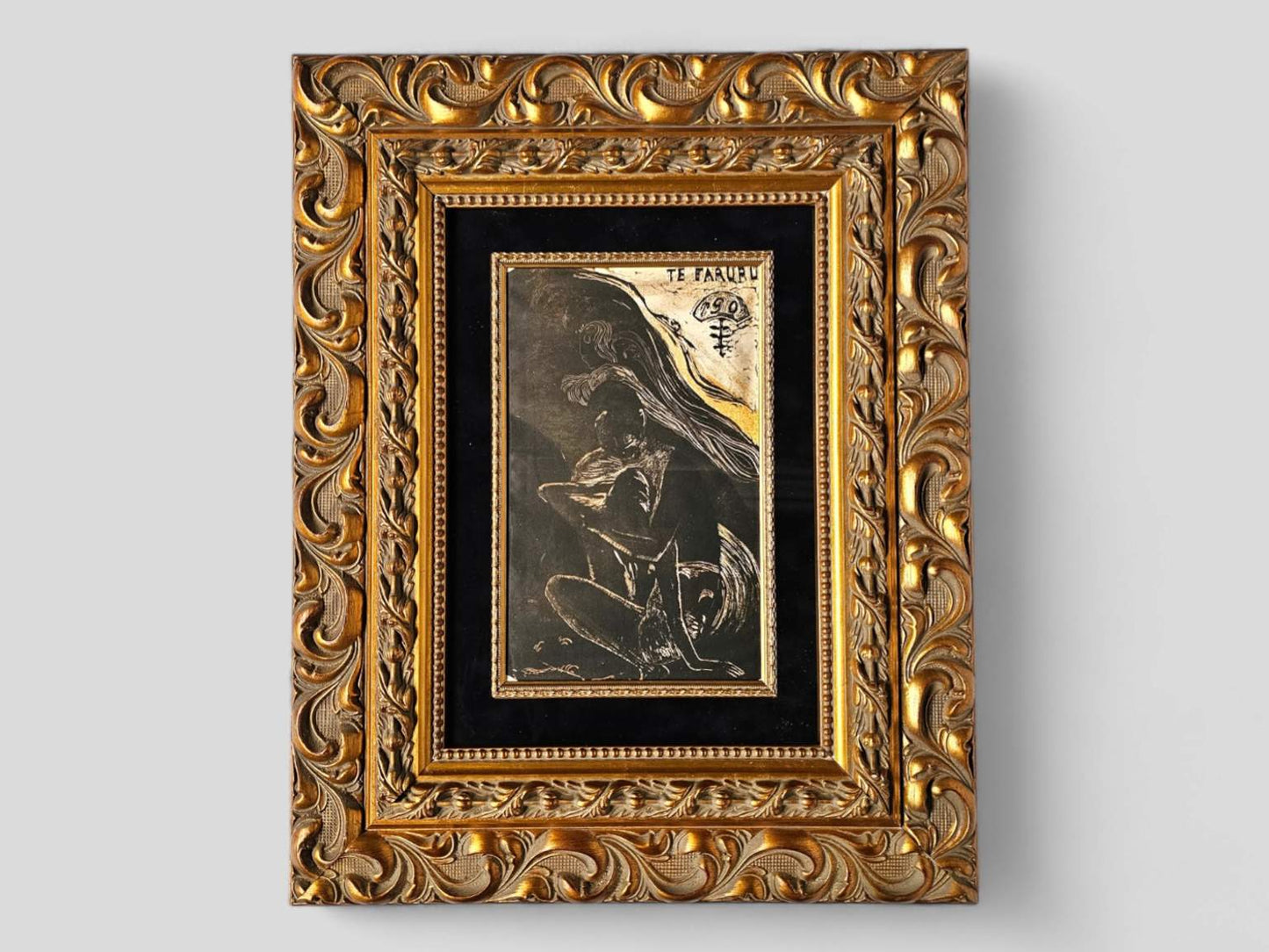 Original Paul Gauguin (French 1818-1903) 1926 Gallery Framed Collotype