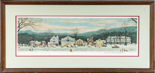 NORMAN ROCKWELL (AMERICAN, 1894-1978) LITHOGRAPH "Home for Christmas"