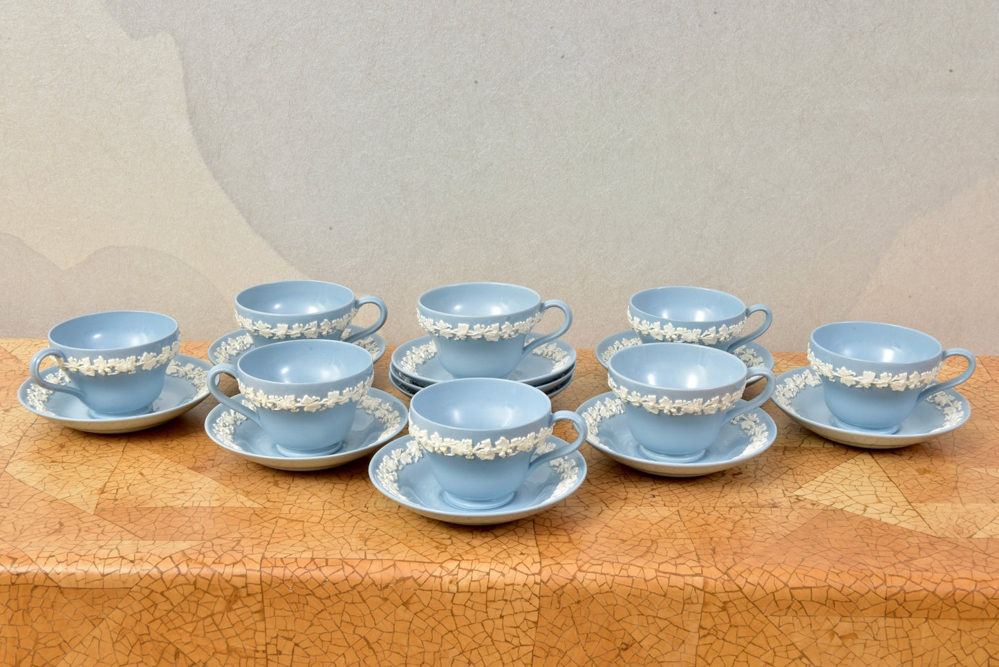 Wedgwood Queensware Tea Cups And Saucers