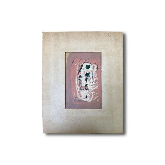 Alton S Tobey -Trippy Abstract Acrylic On Bainbridge - Untitled