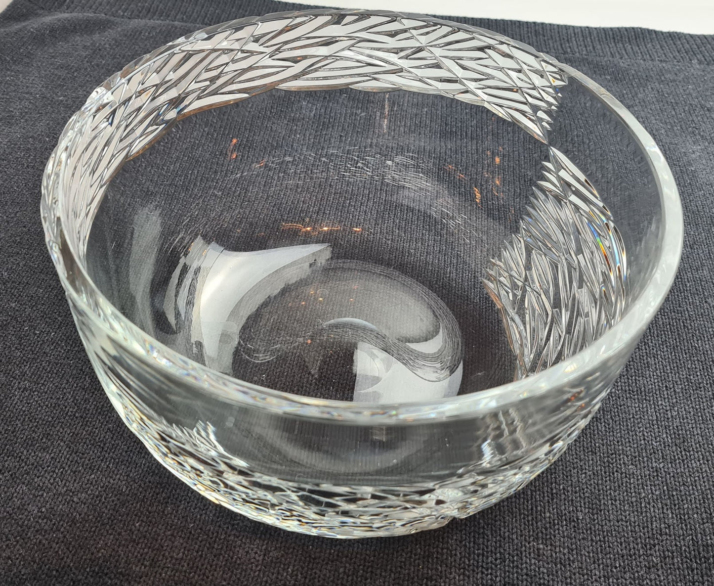 Vintage Sasaki Crystal Bowl for Mikasa