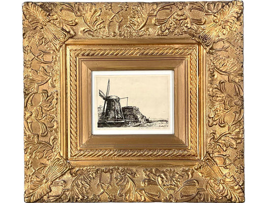 Rembrandt van Rijn (Dutch, Leiden 1606–1669 Amsterdam), The Windmill, Etching