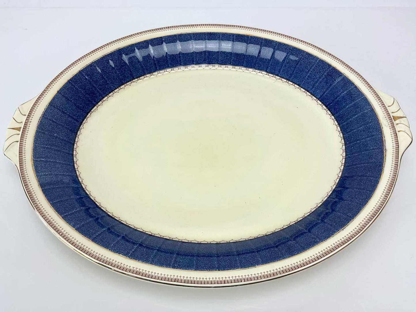 Very Large Vintage Grindley Melrose English Porcelain Platter, 18.75"
