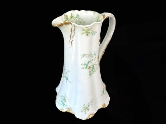 Limoges Haviland Floral Porcelain Pitcher