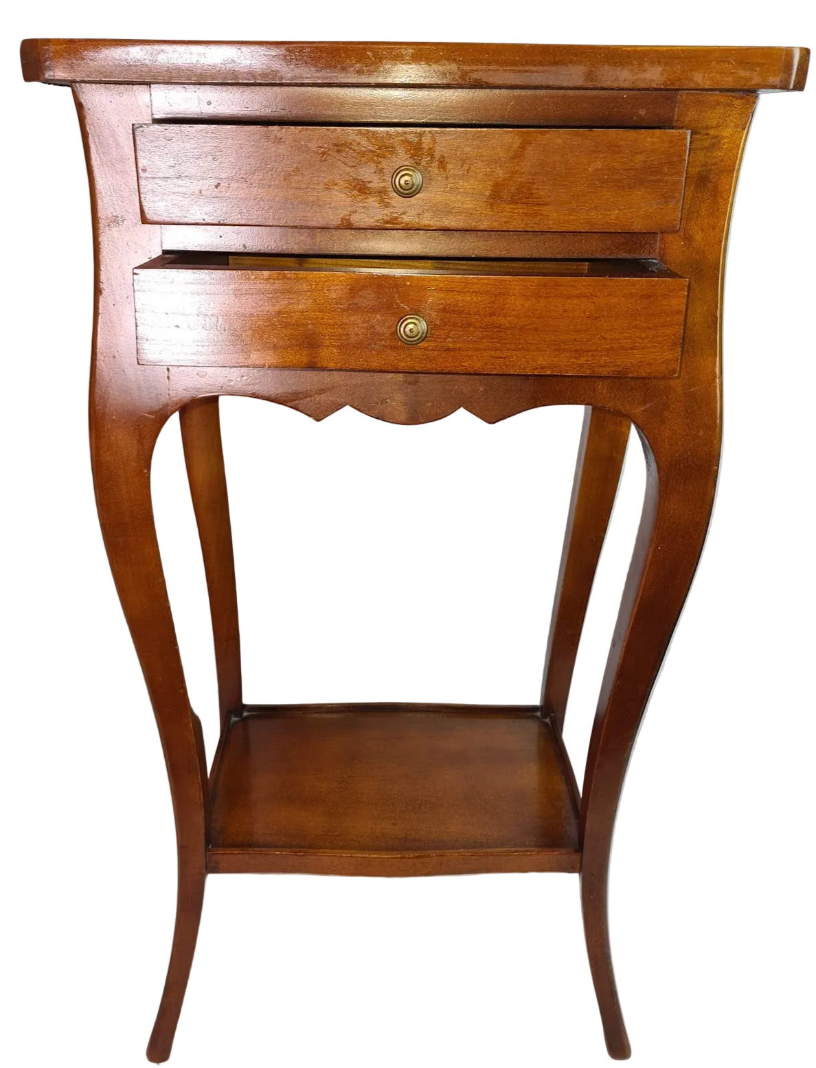 Italian Side or End Table with Two Drawers