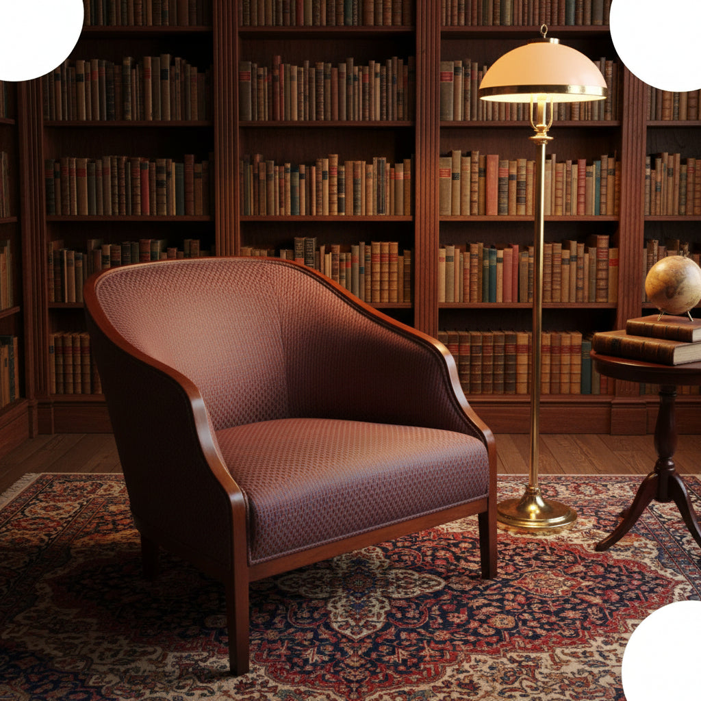 Elegant MCM Lounge Chair Attributed to Ward Bennett for Geiger