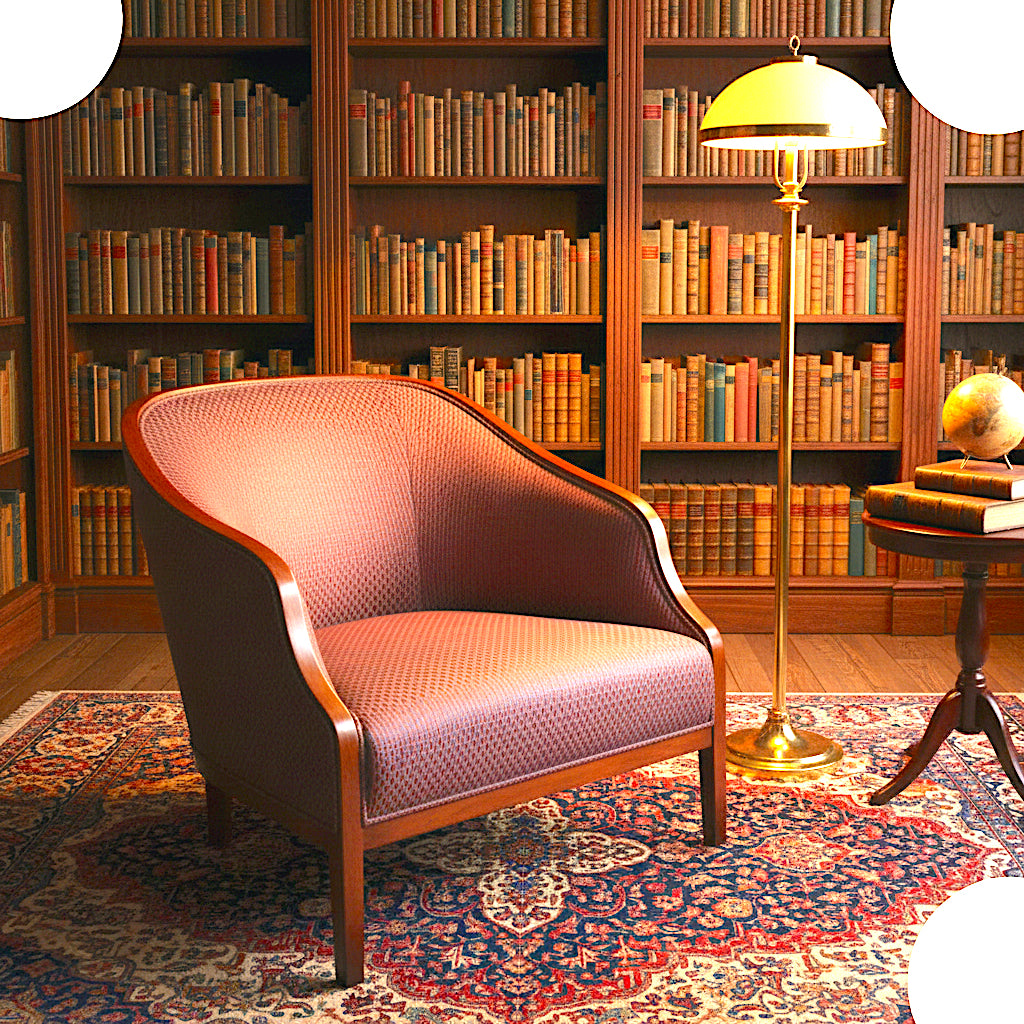 Elegant MCM Lounge Chair Attributed to Ward Bennett for Geiger