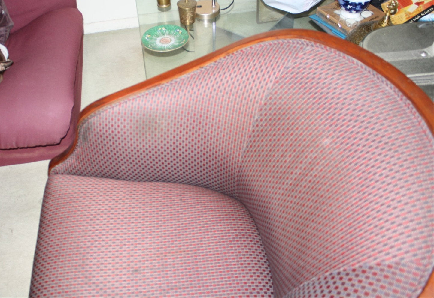 Elegant MCM Lounge Chair Attributed to Ward Bennett for Geiger