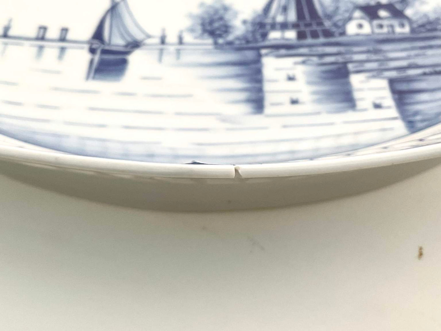 Bavaria Blue & White Reticulated Dishes, 7 Pc