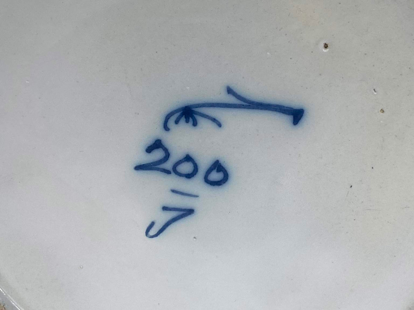 Unique 18th C Delft Blue and White Peacock Plates - 3 Pieces
