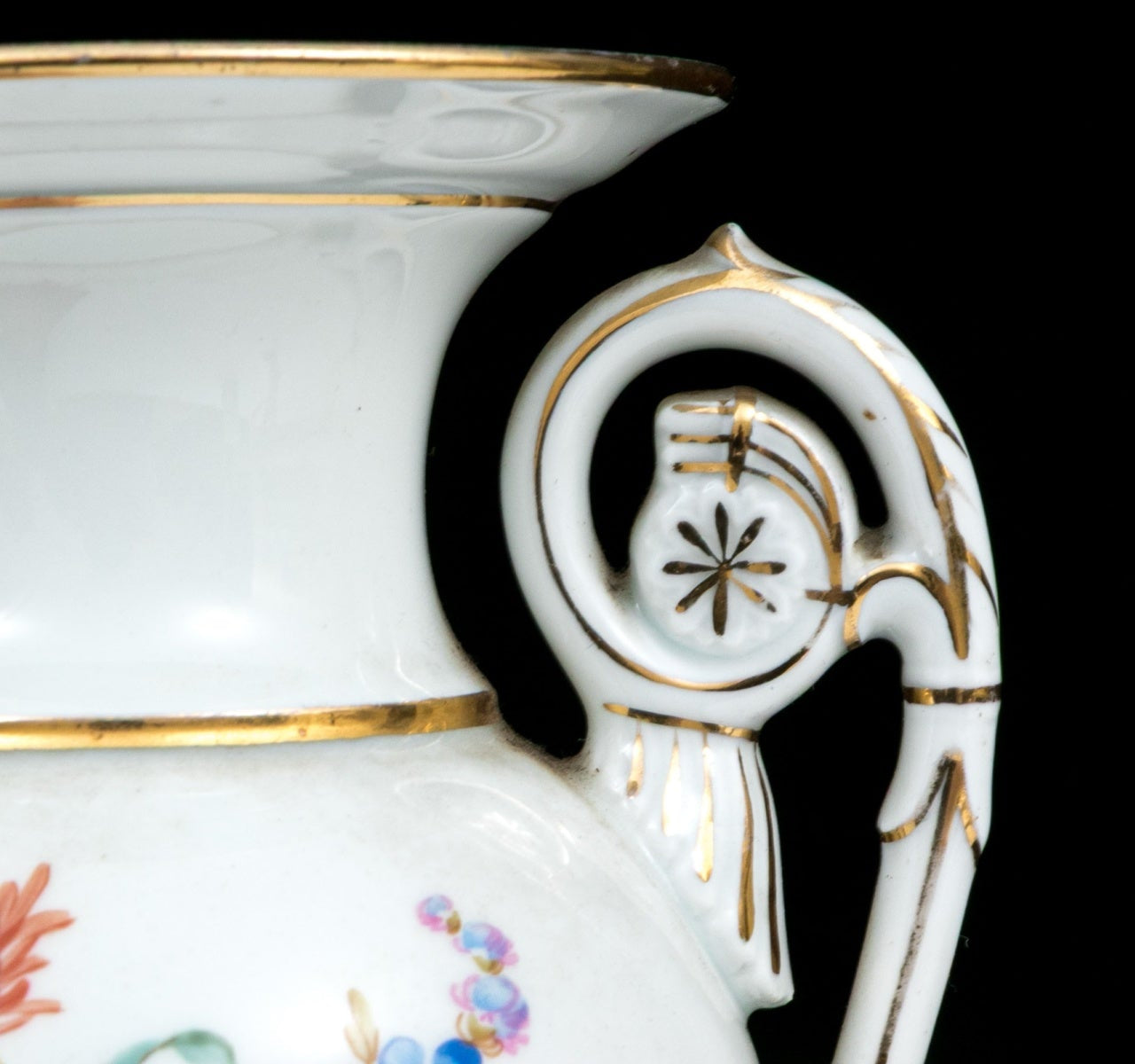 Vintage Meissen Neoclassical Urn