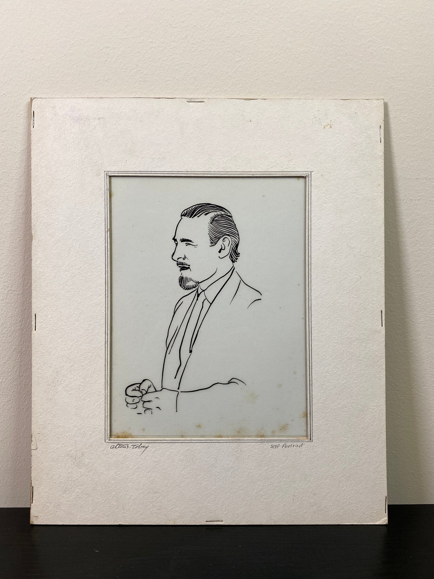 Alton Tobey - Self Portrait