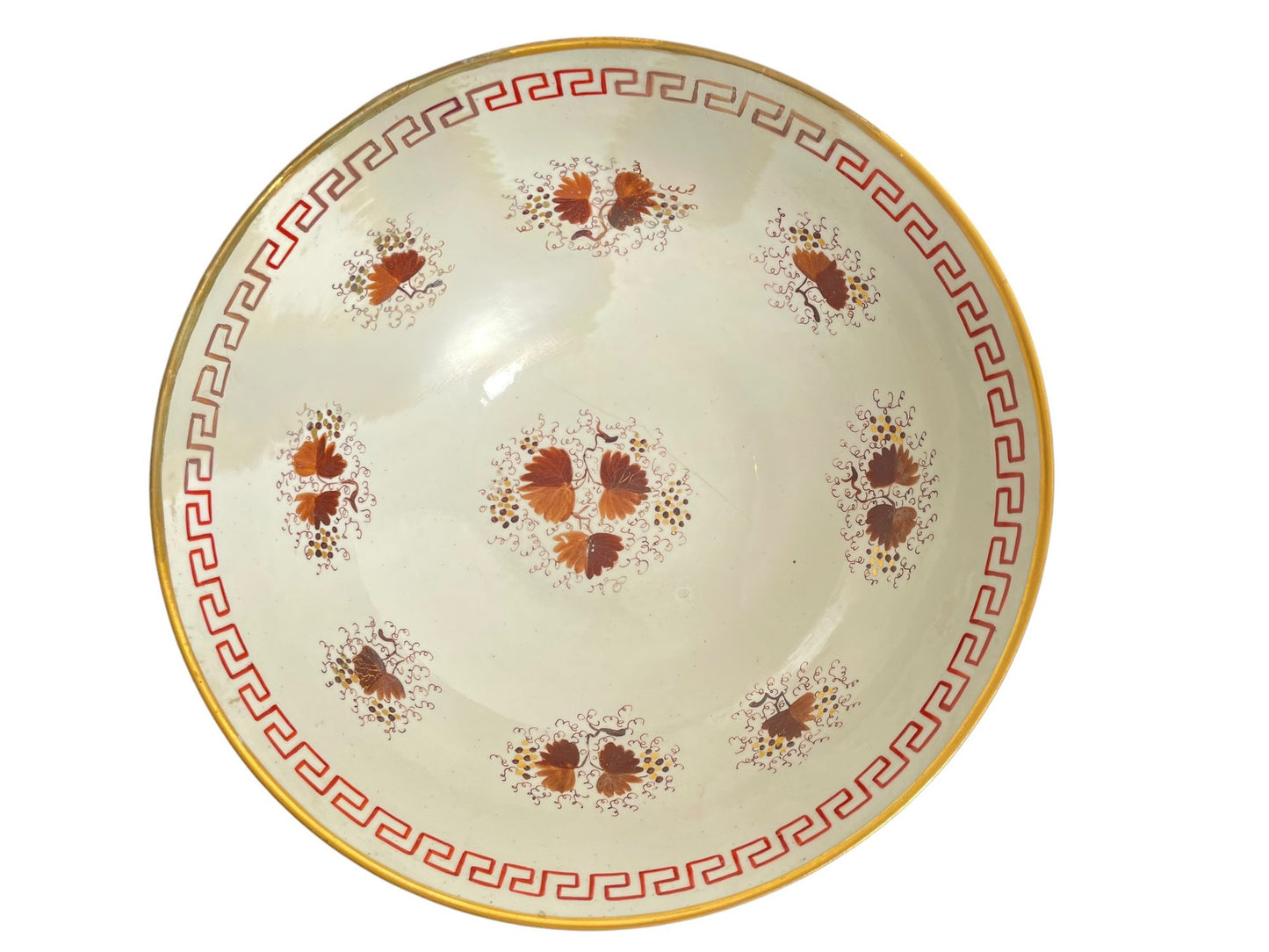 Hand-painted Porcelain Centerpiece Bowl
