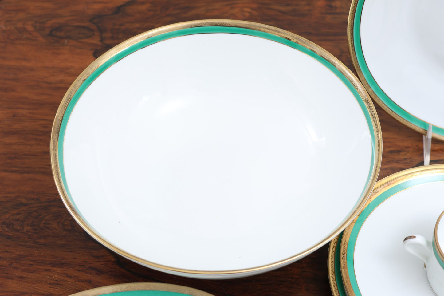 Richard Ginori "Palermo" Green Dish Set 67 Pieces