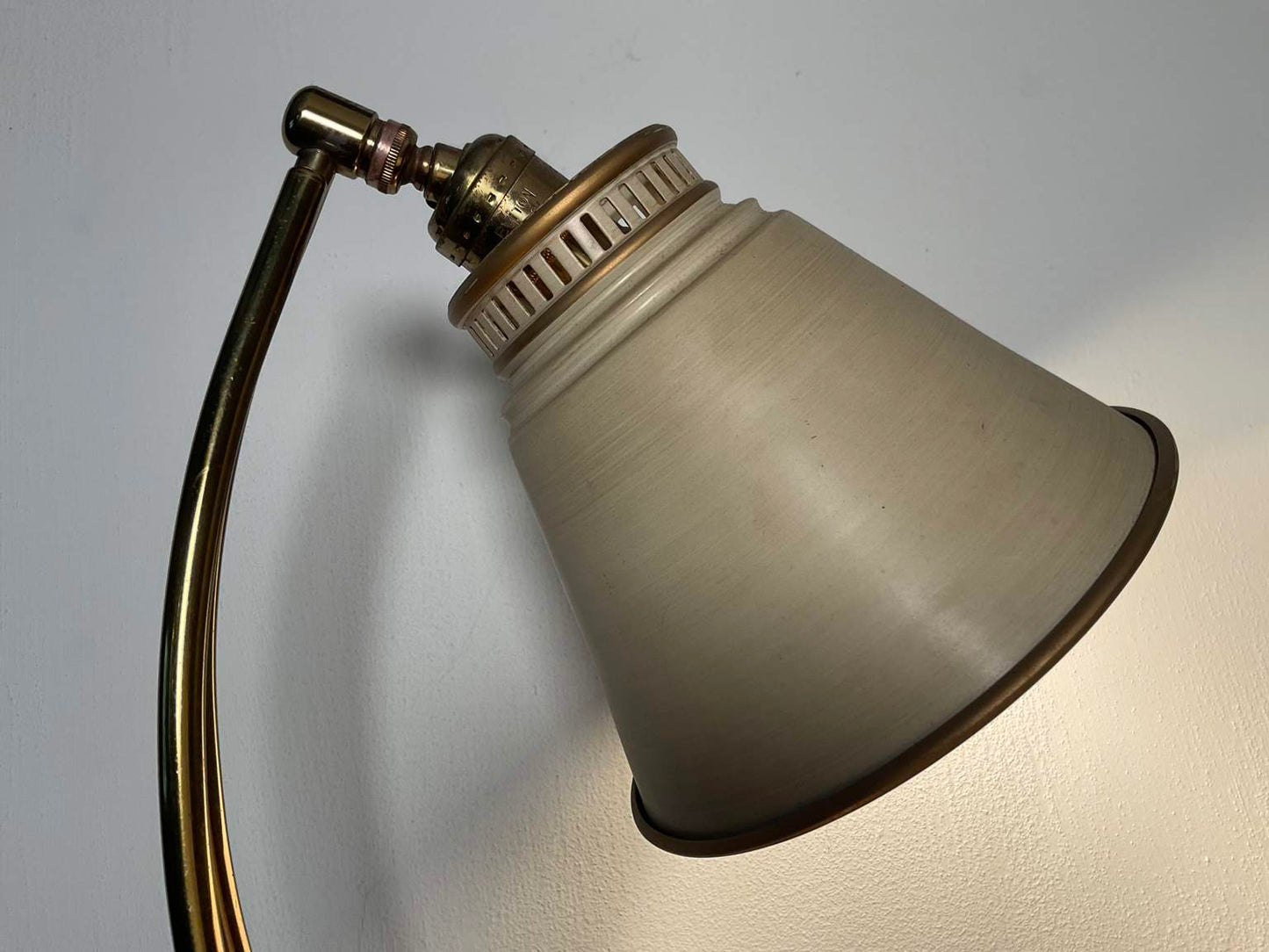 Vintage Brass Desk Lamp
