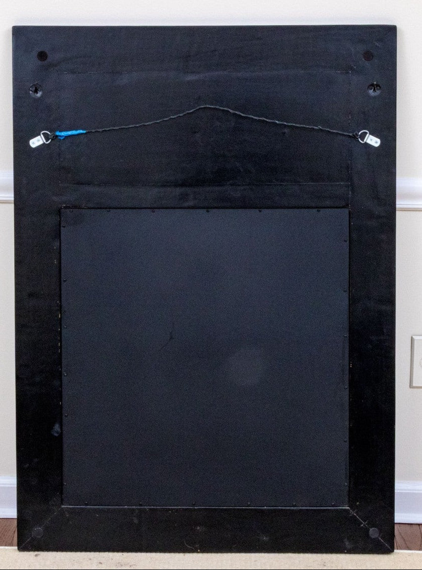 Sleek Hollywood Regency Contemporary Mirror